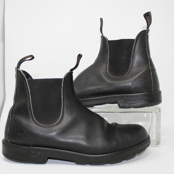 Blundstone 587 Classic Chelsea Boots Men 11.5 AU 10.5 Rustic Black Lined Leather main image 10
